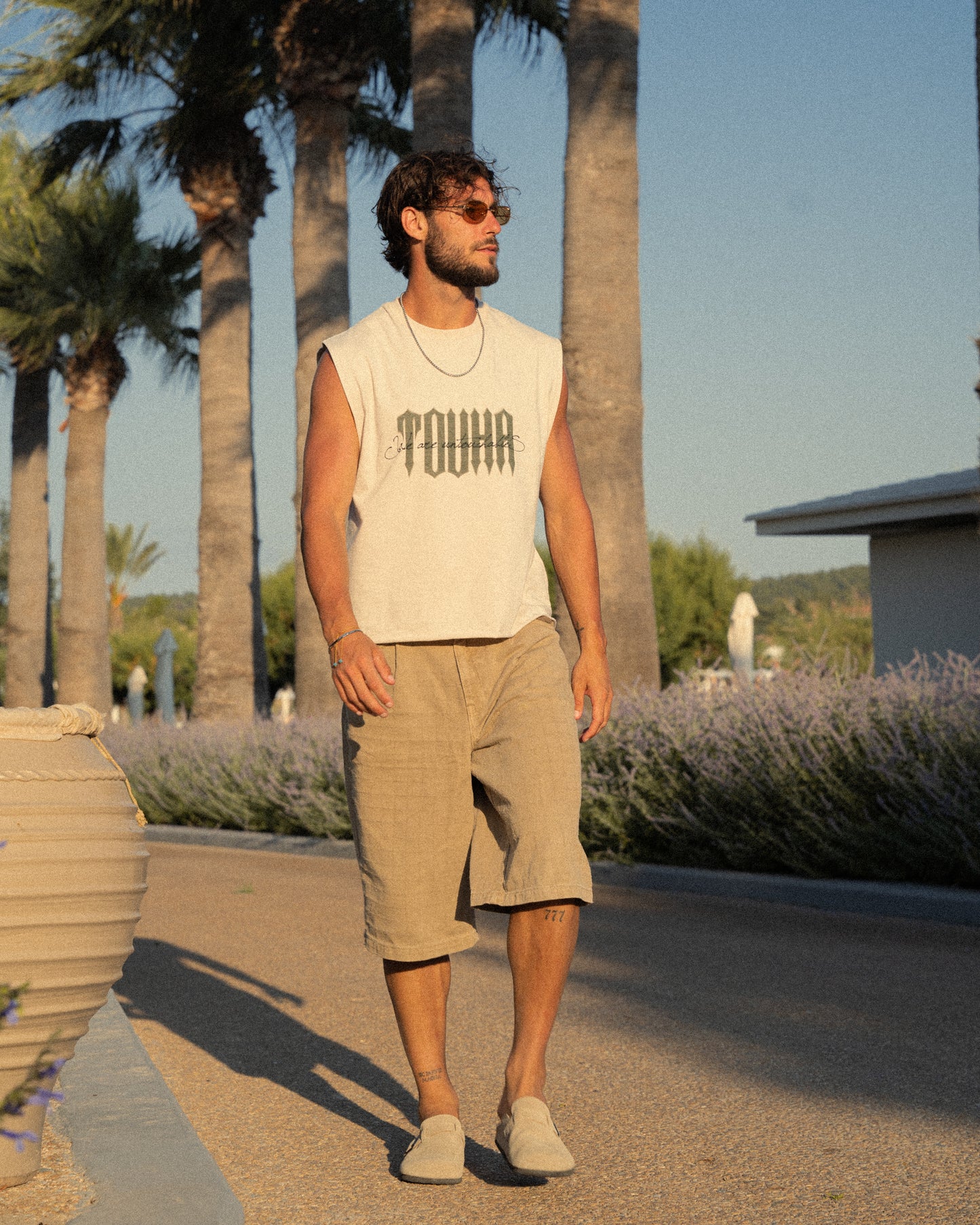 TOUHA Crop Boxy tank